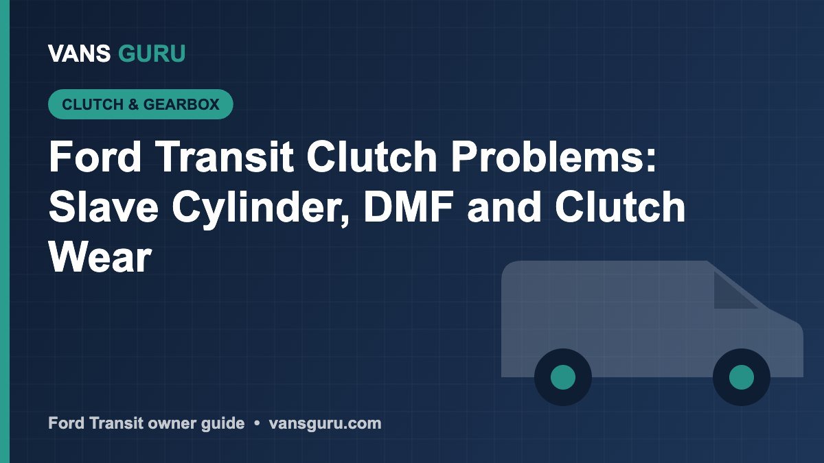 Ford Transit clutch problems, slave cylinder and dual mass flywheel