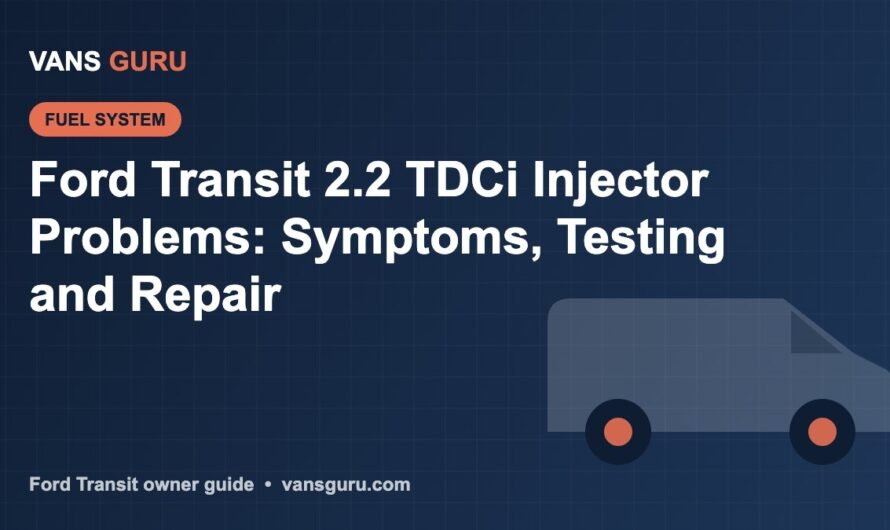 Ford Transit 2.2 TDCi Injector Problems: Symptoms, Testing and Repair